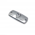 Chrome Brake Fluid Reservoir Cap Skull Billet Aluminum For 01-12 Goldwing 1800 02-12 Vtx1800 1997-2003 Valkyrie 1988-2000 1500 
