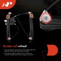 A-premium Electric Power Window Regulator With Motor Compatible Ford Focus 2012-2018 Front Driver And Passenger 2-pc