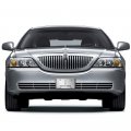 Ipick Image Made For Lincoln Towncar 3d Dual Logo Mirror Chrome Stainless Steel License Plate