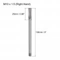 Uxcell Metric Thread Tap M10 X 1 5 H2 130mm Extra Long Straight Flute Screw Milling Machine Taps Threading Tapping Repair Tool
