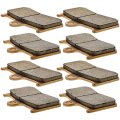Niche Brake Pad Set For Kawasaki Ninja Zx9r Victory Cross Roads Country Vegas Indian Chief Front Ceramic 4 Pack 
