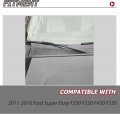 Hecasa Windshield Wiper Cowl Panel Grille Set Compatible With 2011-2016 Ford Super Duty F250 F350 F450 F550 Driver And