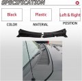 Hecasa Windshield Wiper Cowl Panel Grille Set Compatible With 2011-2016 Ford Super Duty F250 F350 F450 F550 Driver And