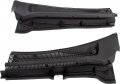 Hecasa Windshield Wiper Cowl Panel Grille Set Compatible With 2011-2016 Ford Super Duty F250 F350 F450 F550 Driver And