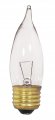 Satco 25ca10 12v Incandescent Decorative Light 25w E26 Ca10 Clear Bulb 