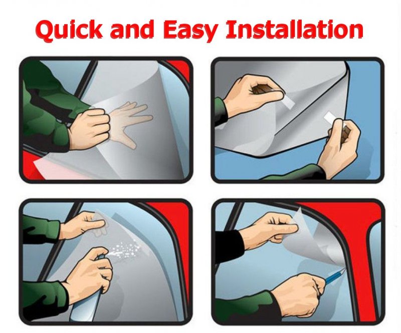 Window Tinting Kit 30 Shade Color For 2009-2017 Dodge Journey Suv Include All The Side Windows And Rear Windshield