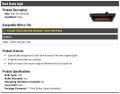 3rd Third Brake Light Lens Led Compatible With 2005-2007 Chrysler 300