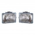 2000 2001 2002 Ford E-450 Econoline Super Duty Headlight Assembly Driver And Passenger Side Pair Fo2500126 Fo2501126 F3uz 