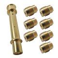 Carburetor Jet Kit For Trailmaster Mb200-1 Mb200-2 Includes Gx140 Emulsion Tube And 7 Main Jets Polished Finish 
