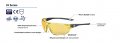 Ge Safety Glasses Ansi Z87 1 03 Series Anti-scratch Lens 99 9 Uv En 166 12 Pack Gray Amber Anti-fog