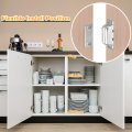 Uxcell 2 Set Magnetic Door Catch Stainless Steel Cabinet Catches 05 Closet Latch For Home Kitchen Cupboard Furniture Doors