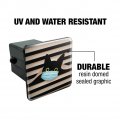 Quarantine Cat In Window Tow Trailer Hitch Cover Plug Insert