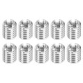 10pcs Threaded Inserts M3-0 5x6 M5-0 8x6 Stainless Steel 303 Screw Sleeves Thread Repair Insert For Mechanical Equipment 