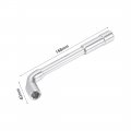 Uxcell 11mm Metric L Shaped Angled Hex Socket Wrench Chrome Plated Cr-v