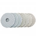 Wet Dry Hexagonal Honeycomb Diamond Polishing Pads 4 Inch Backer For Granite Marble Polisher Grinder 