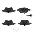 Ocpty Ceramic Brake Pads Front Set 4pcs Fit For 2006-2013 Audi A3 2006-2010 Quattro 2012-2019 Volkswagen Beetle 2009-2012 Cc