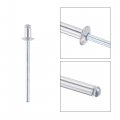 Uxcell Blind Rivets Aluminum Pull Core Decoration 3 2mm Diameter 6mm Grip Length Silver Tone 60pcs
