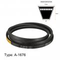 Uxcell A1676 V-belts 1676mm Inner Girth 13mm Top Width 8mm Thickness A-section Rubber Drive Transmission Belt