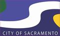 5in X 3in Sacramento California Flag Sticker 
