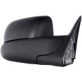 Right Side Towing Mirror For Dodge Ram 1500 1998 2001 2500 3500 2002 Power Adjusted Heated Black Cap Housing Manual Folding And