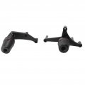 2pcs Motorcycle Frame Slider Puck Crash Protector Black Antirust Anti Protection Replacement For Cb650r Cbr650r 