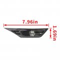 Autokay Side Marker Lamp Turn Signal Light W Led Bulbs Fits For Honda Civic 2016-2021-smoke