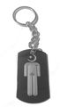 Islam Muslim Star Moon Cresent Person Religion Religous Symbol Logo Metal Ring Key Chain 