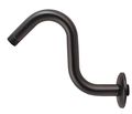 S-style Shower Arms High Rise Arm Brass Construction Oil Rubbed Bronze Finish With Flanges Raise Up 4 By Plumb Usa 