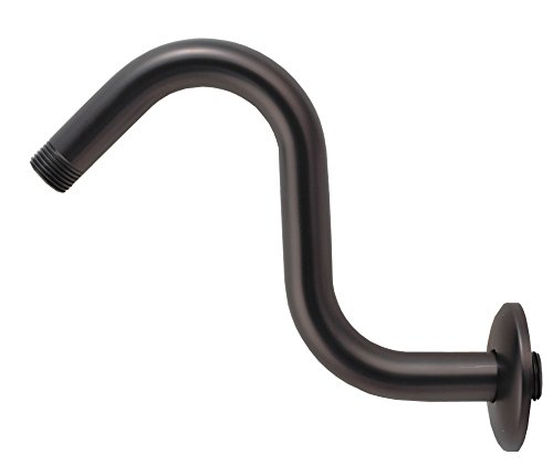 S-style Shower Arms High Rise Arm Brass Construction Oil Rubbed Bronze Finish With Flanges Raise Up 4 By Plumb Usa
