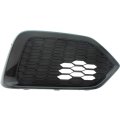 Honda Civic Fog Light Cover 2017 2018 Passenger Side Bumper Garnish Grille Bezel For Ex L Lx Hatchback Black Ho1039132 