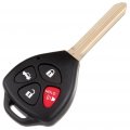 Aintier 1 X Key Fob Shell Case For Toyota 4runner Rav4 Matrix Venza Yaris 2006-2012 Hyq12bby Gq429t