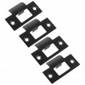 Veemoon 4pcs Cam Block Deadbolt Cover Door Strike Plate Filler Knob Covers Reinforcements Front Stainless Steel Reinforcing