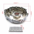 Smt Moto- Motorcycle Motor Engine Stator Cover See For Through Cbr1000rr 2008-2010 Chrome Left Side