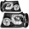 Ocpty Headlight Assembly Pair Replacement For 2001 2002 2003 2004 2005 2006 2007 2008 2009 2010 2011 Ford Ranger