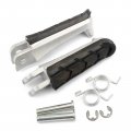 Black Motorcycle Foot Pegs Front Footpegs Footrest Pedals For Cb250 Cb600f Cbr600f Hornet 250 600 Nc700 