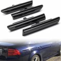 White Led Side Marker Lights For 2004 2005 2006 2007 2008 Acura Tl Smoked Lens Front And Rear Turn Signal Lamp Assembly 4 Piece