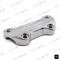 Httmt Mt446-001c- Smooth Goorve Handlebar Clamp For H-d 74-06 Xl Fxr Dyna Fx Softail Chrome