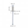 Uxcell Blind Rivets 304 Stainless Steel Pull Core Decoration 5mm Diameter 10mm Grip Length Silver Tone 25pcs