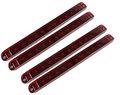 4 Stop Tail Turn Identification Light Bars Red 17 Truck Trailer Rv Waterproof Led Sealed 