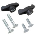 Lawn Mower Snow Blower Handle Screws A 2 Handles 4 Bolts 7 66mm 8mm Easy Hand-tighten By Blue Elf 