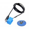 Hqrp Audio Cable 8-pin Iso To 3 5mm For Bmw Traffic Pro Hk 4720 4723 4725 4745 4773 7820 7822 7825 7881 7880 Plus Coaster