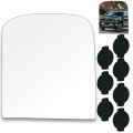 Towing Mirror Glass Fit For 1988-1998 Chevy For Gmc C1500 K1500 2014 Suburban Side View Right Manual Adjustmet Right Upper Flat 