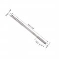 Uxcell 3 5mm Chucking Reamer Hss Cobalt M35 Lathe Machine D4 6 Straight Flutes Round Shank Milling Cutting Tool For Stainless