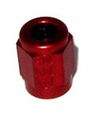 Nos 17551 Red Anodized Aluminum -3an To 3 16 Tubing Tube Nut 