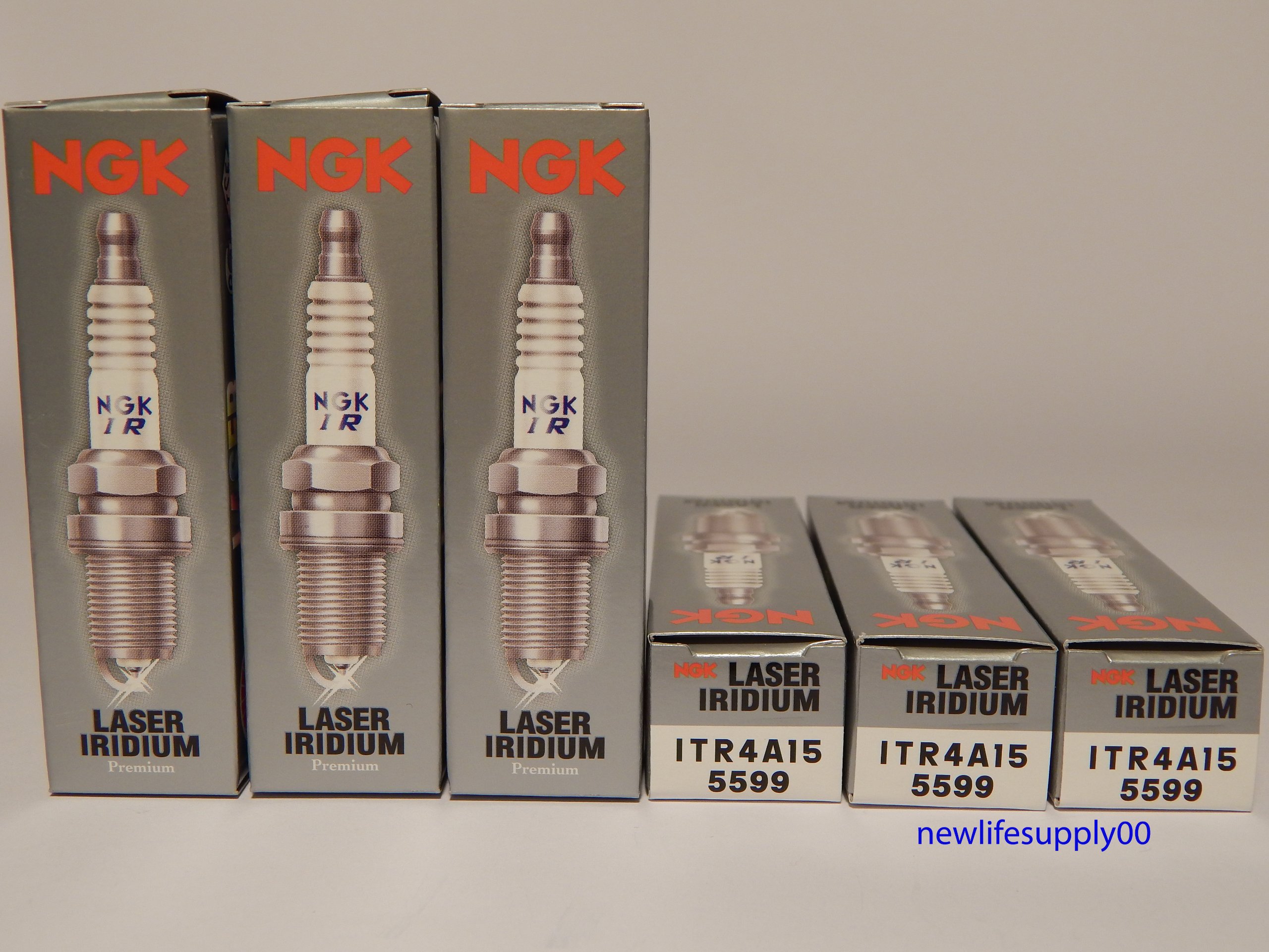 Ngk 5599 Laser Iridium Spark Plug Itr4a15 6 Pcs New