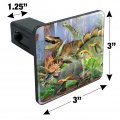 Triceratops T-rex Stegosaurus Jurassic Dinosaurs Tow Trailer Hitch Cover Plug Insert