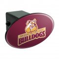 Brooklyn College Primary Logo Oval Tow Hitch Cover Trailer Plug Insert 2