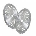 2-pack 10inch 40t 60t 80t Carbide Tip Brush Blades For Cutting Wood Bush And Shrubs Most Petrol Cutters