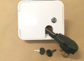 Gcd 6 X 5 Off White Electric Power Cord Cable Hatch Compartment Lock Keys