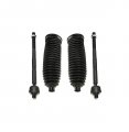 Partsw Steering Kit 2 Inner Tie Rod Ends Rack And Pinion Bellow Boots Fits Jeep Commander 2006-2010 All Models Grand Cherokee 